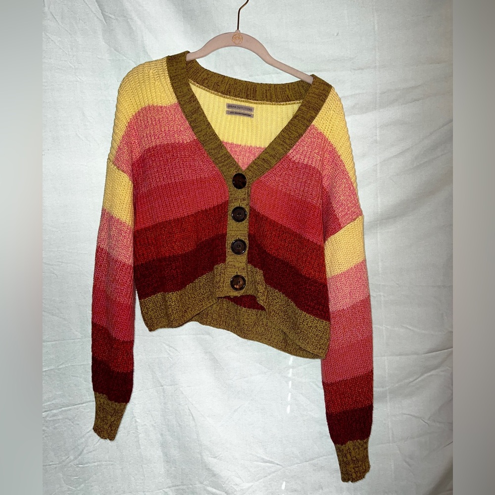 Urban outfitters striped cardigan